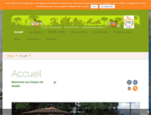 Tablet Screenshot of lesvergersdumoulin.fr